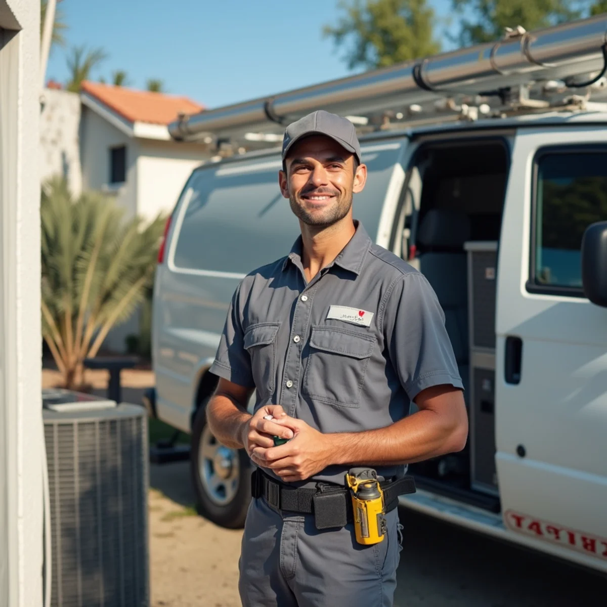 Comparison of a clean and dust-loaded HVAC filter during Santa Ana season near Poway