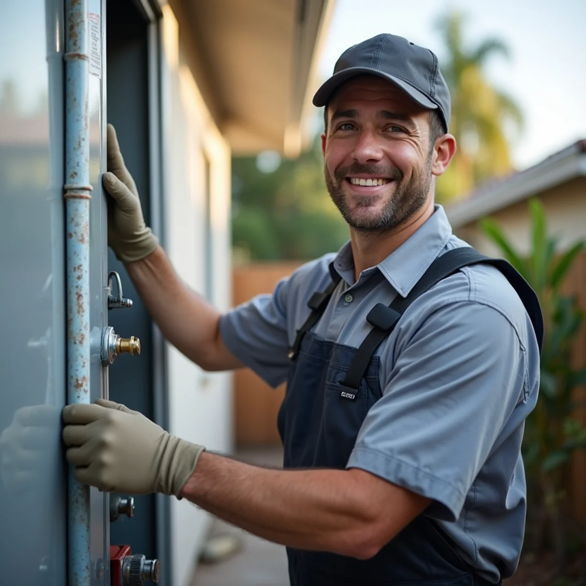 Hard water mineral scale buildup affecting Poway HVAC condensate line and water heater