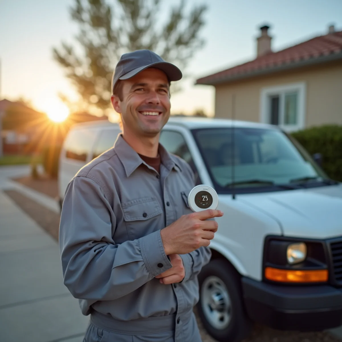Smart thermostat set for Poway's marine layer to afternoon heat swing