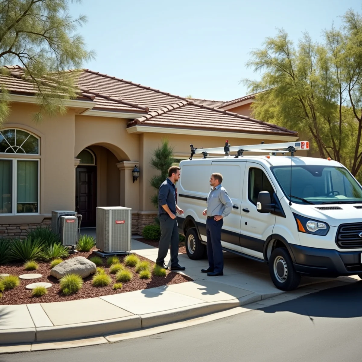 Residential home in Green Valley, CA served by HVAC Poway CA for HVAC repair and installation