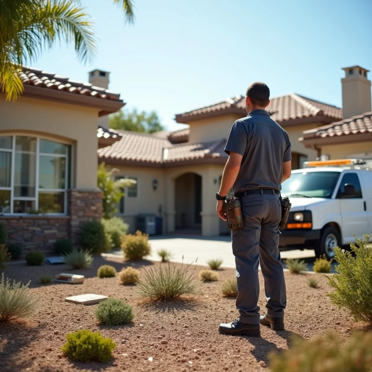 Custom equestrian estate along Green Valley Truck Trail with HVAC service in Poway, CA