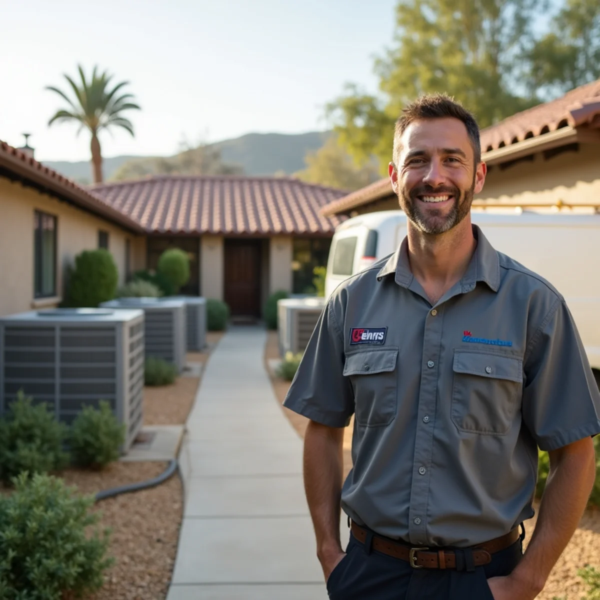 Residential home in High Valley, CA served by HVAC Poway CA for HVAC repair and installation