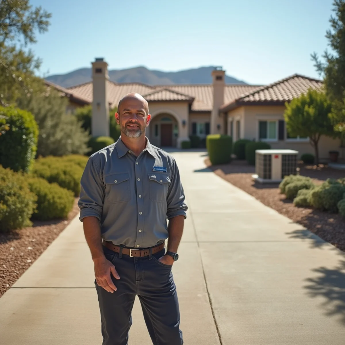 Multi-acre private estate at the end of a long driveway in High Valley, Poway, CA