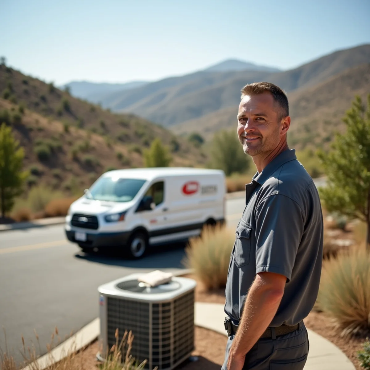 Residential home in Lake Poway / Blue Sky Reserve Fringe, CA served by HVAC Poway CA for HVAC repair and installation