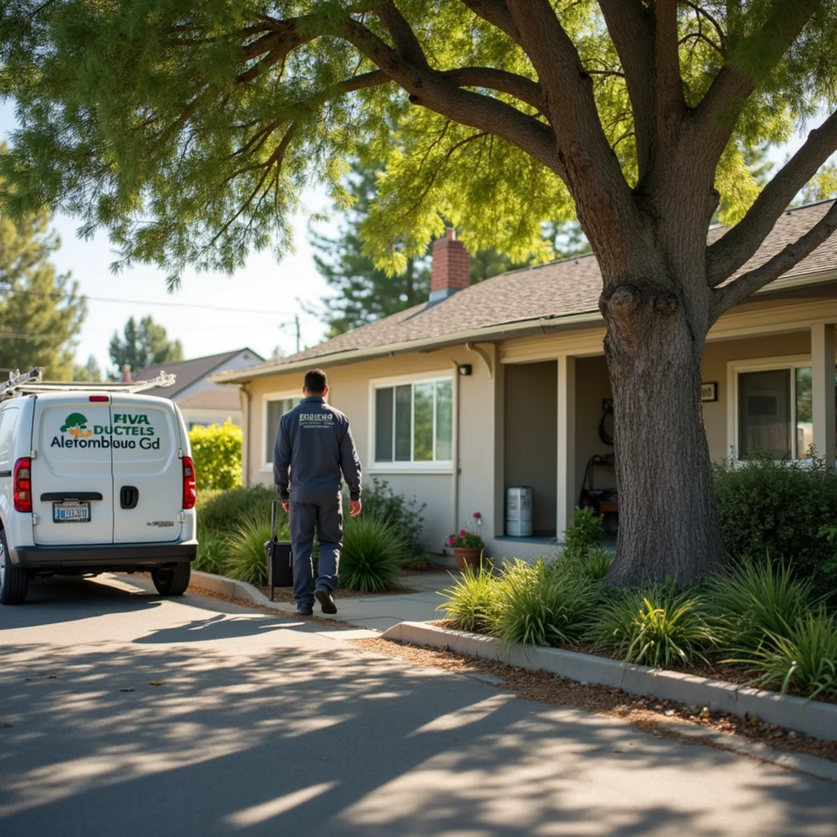 Residential home in Old Poway, CA served by HVAC Poway CA for HVAC repair and installation