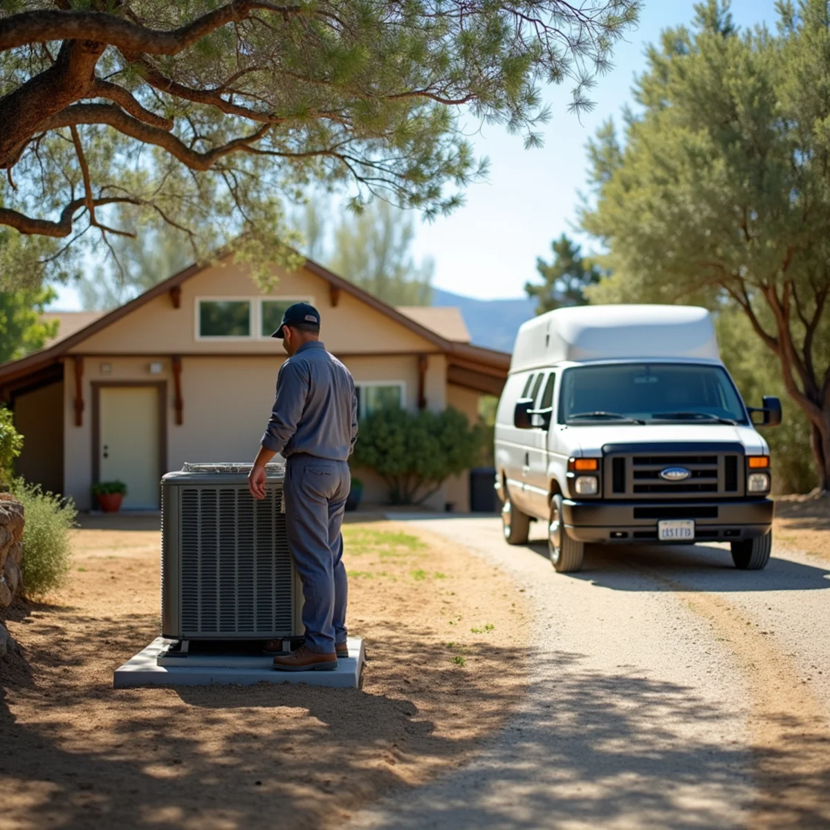 Residential home in Carmel Mountain Ranch, CA served by HVAC Poway CA for HVAC repair and installation
