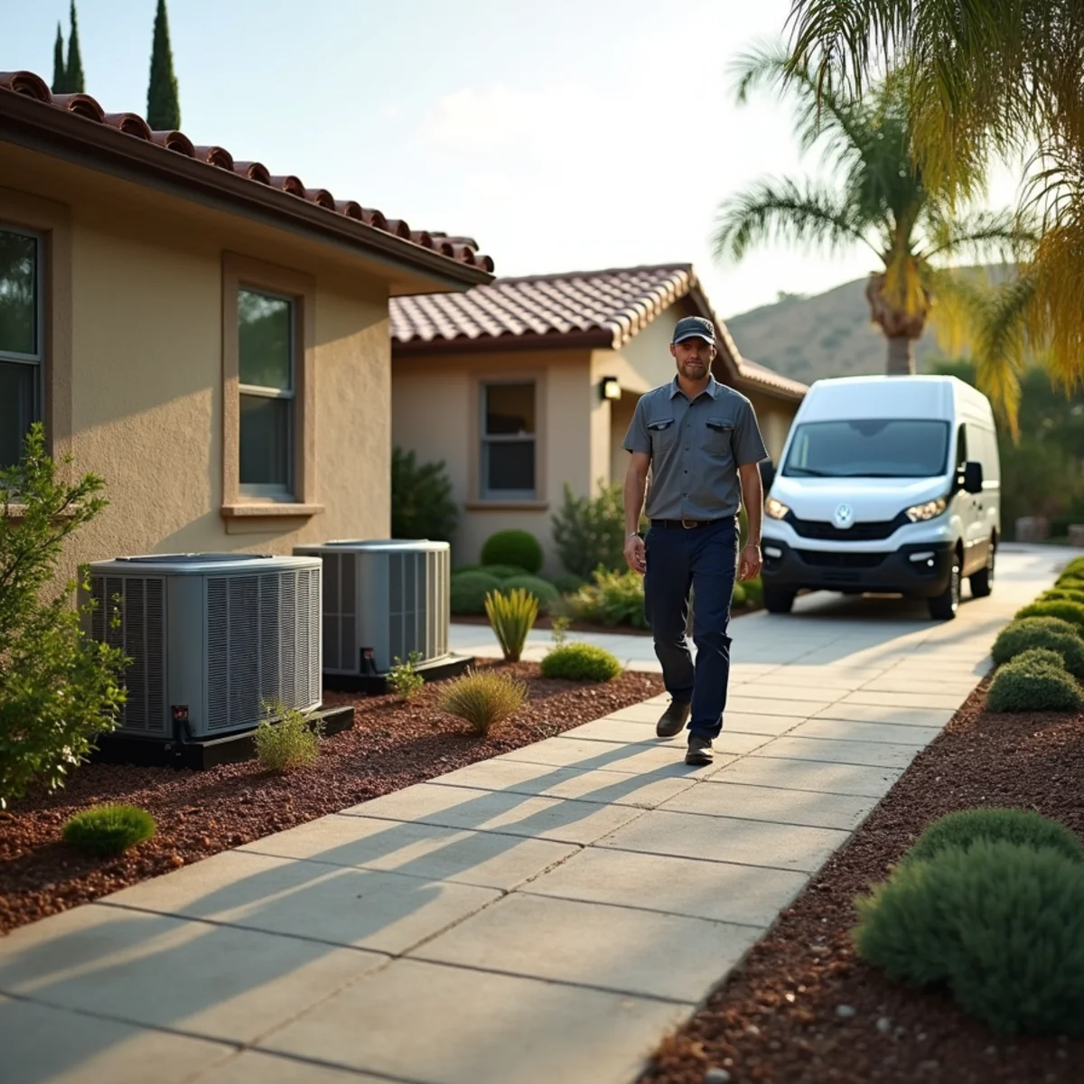 Residential home in Del Dios / Lake Hodges, CA served by HVAC Poway CA for HVAC repair and installation