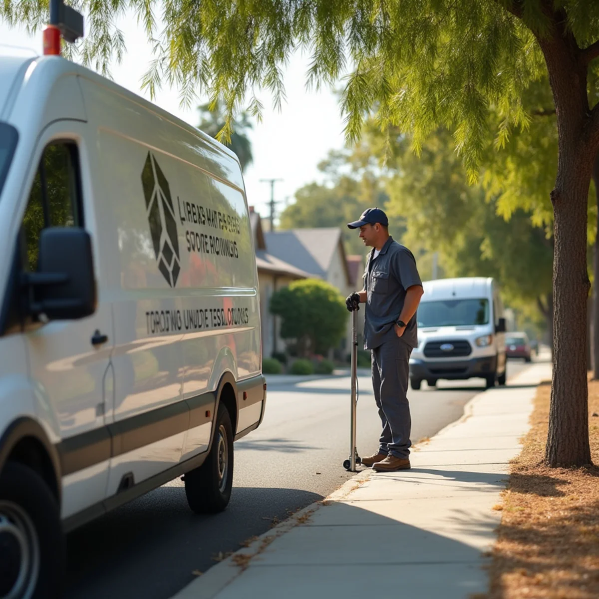HVAC Poway CA technician completing an HVAC job at a El Cajon, CA home