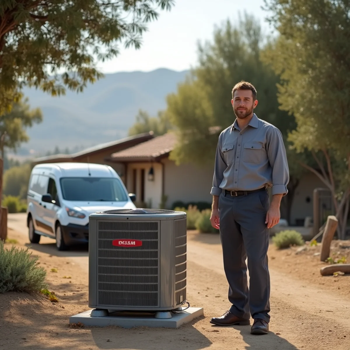 Residential home in Rancho Peñasquitos, CA served by HVAC Poway CA for HVAC repair and installation
