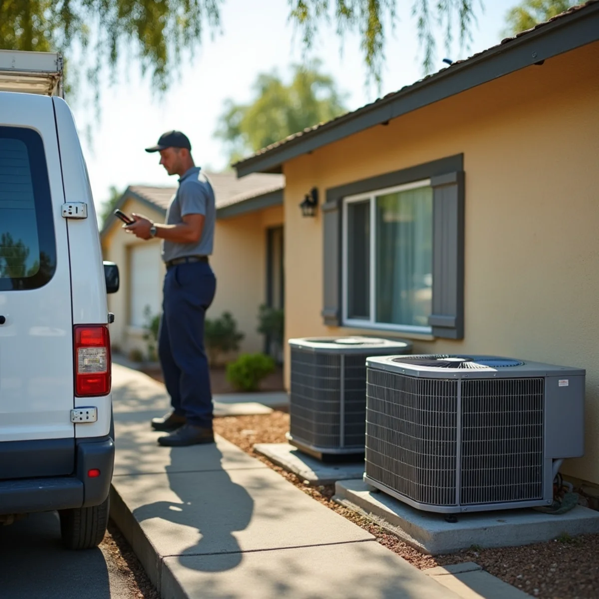 Residential home in Sabre Springs, CA served by HVAC Poway CA for HVAC repair and installation