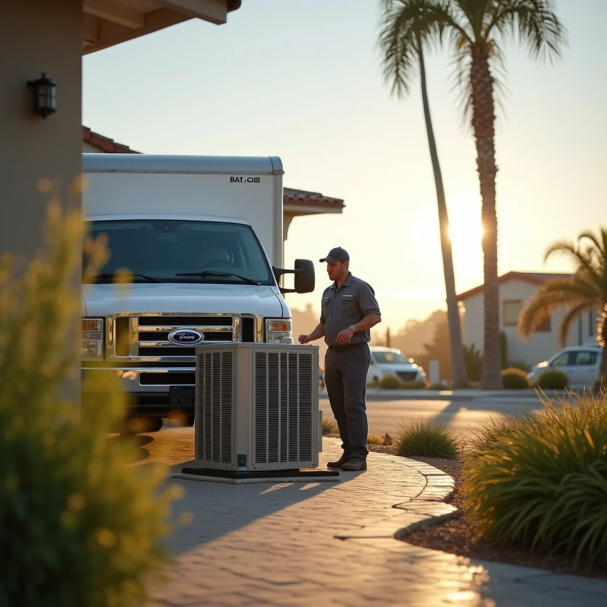 Residential home in San Diego County, CA served by HVAC Poway CA for HVAC repair and installation