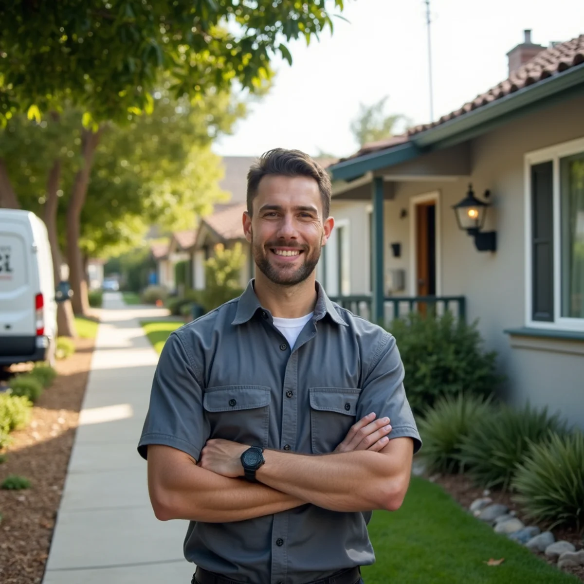 Residential home in Vista, CA served by HVAC Poway CA for HVAC repair and installation
